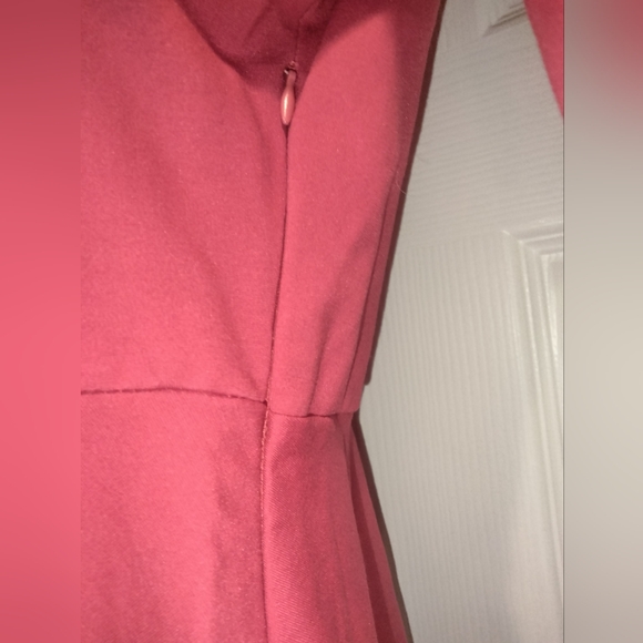 Elegant Red Scalloped Dress - Valentine's - Anniversary - Picture 5 of 5